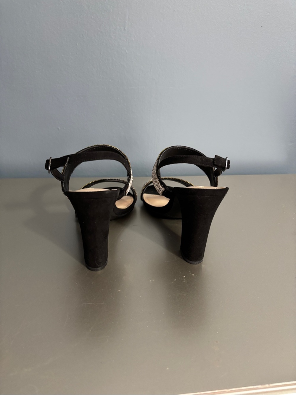 Nina Senta-Fy Black Glam Heels - Picture 4 of 6